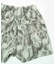 MARBLE PRINT SHORT PANTS