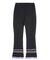 PARTIAL STRIPE KNIT PANTS