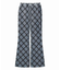 TARTAN PLAID FLARE PANTS