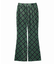 TARTAN PLAID FLARE PANTS
