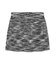 MELANGE KNIT MINI SKIRT