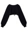 OVAL LOGO 2WAY CROPPED SWEAT TOP