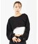 OVAL LOGO 2WAY CROPPED SWEAT TOP