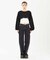 OVAL LOGO 2WAY CROPPED SWEAT TOP