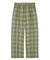 PLAID STRAIGHT LEG PANTS