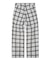 PLAID STRAIGHT LEG PANTS