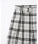 PLAID STRAIGHT LEG PANTS