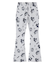 HANDWRITTEN FLOWER JERSEY FLARE PANTS