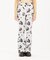 HANDWRITTEN FLOWER JERSEY FLARE PANTS