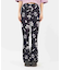 HANDWRITTEN FLOWER JERSEY FLARE PANTS