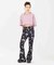 HANDWRITTEN FLOWER JERSEY FLARE PANTS