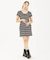 STRIPED BUTTON DOWN DRESS