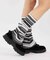 STRIPED LEG WARMER