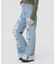 DISTRESSED ROLL UP DENIM PANTS