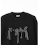 DROP STITCH LOGO KNIT TOP