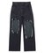 DISTRESSED 2TONE DENIM