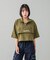 CROPPED ANORAK TOP