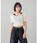 DISTRESSED TAPE YARN KNIT TOP