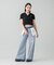 REVERSIBLE WIDE LEG PANTS