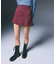 LOW RISE PLEATED MINI SKIRT