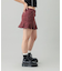 LOW RISE PLEATED MINI SKIRT