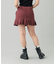 LOW RISE PLEATED MINI SKIRT