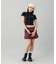 LOW RISE PLEATED MINI SKIRT