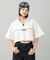 DRAWSTRING CROPPED ANORAK TOP