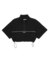 DRAWSTRING CROPPED ANORAK TOP