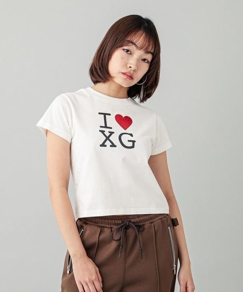 I LOVE XG LOGO S/S BABY TEE｜エックスガールの通販｜&mall