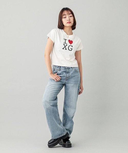 I LOVE XG LOGO S/S BABY TEE｜エックスガールの通販｜&mall