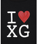 I LOVE XG LOGO S/S BABY TEE