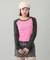 RHINESTONE SCRIPT LOGO L/S RAGLAN BABY TEE