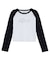 RHINESTONE SCRIPT LOGO L/S RAGLAN BABY TEE