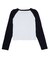 RHINESTONE SCRIPT LOGO L/S RAGLAN BABY TEE