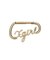 SCRIPT LOGO CARABINER