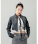 ZIP UP STAND COLLAR DENIM JACKET