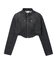 ZIP UP STAND COLLAR DENIM JACKET