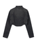 ZIP UP STAND COLLAR DENIM JACKET