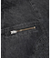 ZIP UP STAND COLLAR DENIM JACKET