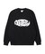 TRIBAL SHAPED LOGO PATCH CREWNECK SWEAT TOP