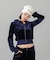 VELOUR ZIP UP HOODIE