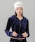 VELOUR ZIP UP HOODIE