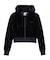 VELOUR ZIP UP HOODIE
