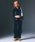 VELOUR HALF ZIP TOP