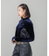 VELOUR HALF ZIP TOP
