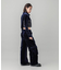 VELOUR HALF ZIP TOP