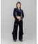 VELOUR HALF ZIP TOP
