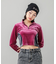 VELOUR HALF ZIP TOP