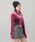 VELOUR HALF ZIP TOP